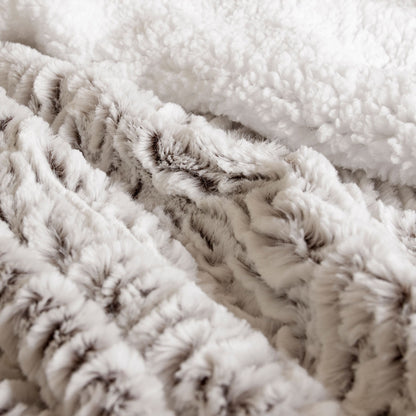 Ardor Faux Fur Bear 3 Piece Comforter Set Single/Double - Home & Garden > Bedding - Zanlana Design and Home Decor