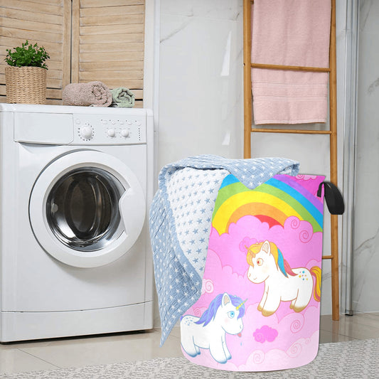 Unicorn Rainbow Laundry Bag - Laundry Bag (Large) - Zanlana Design and Home Decor