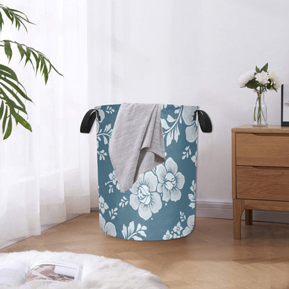 White Flower Laundry Bag - Laundry Bag (Large) - Zanlana Design and Home Decor