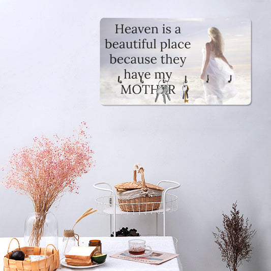 Heavenly Mother Wall Mounted Decor Key Holder - Wall Decor Key Holder - Zanlana Design and Home Decor