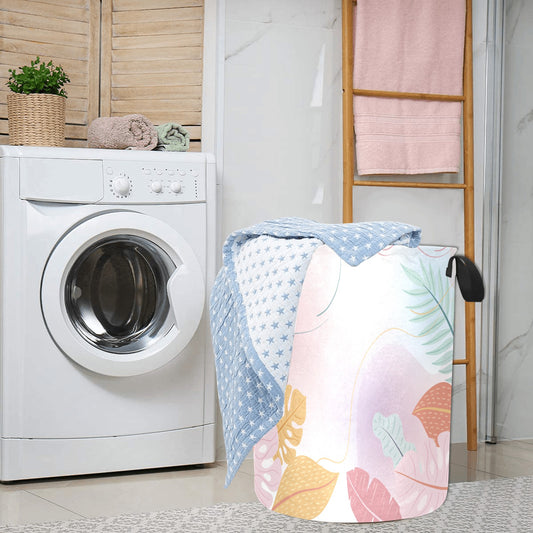 Floral Laundry Basket Laundry Bag - Laundry Bag (Large) - Zanlana Design and Home Decor