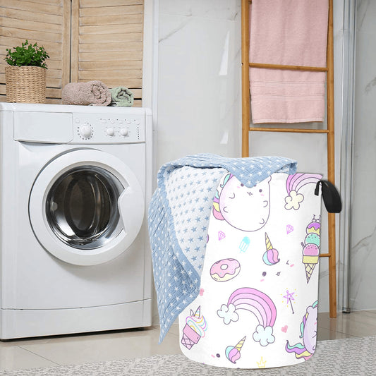 Donuts & Ice Cream Unicorn Laundry Bag - Laundry Bag (Large) - Zanlana Design and Home Decor
